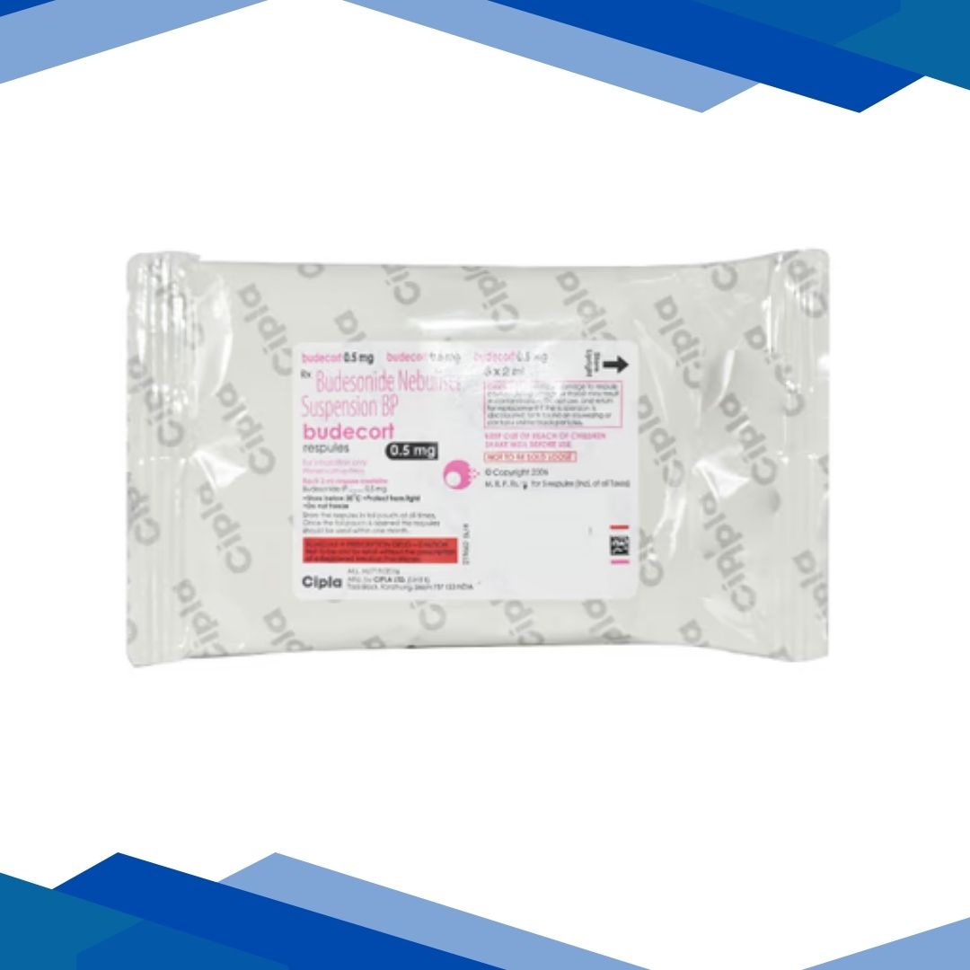 Budecort 0.5mg 2ml Pack Of 5 Respules