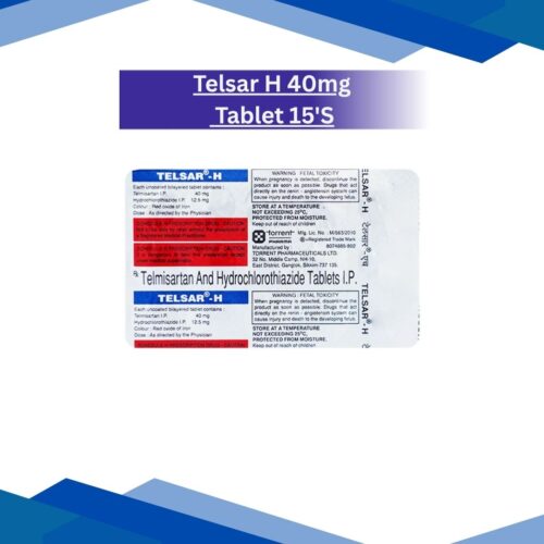 Telsar H 40mg Tablet 15'S