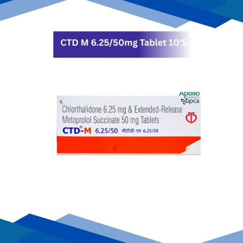 CTD M 6.25/50 mg Tablet 10's