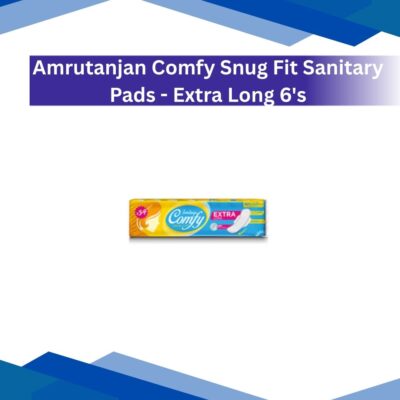 Amrutanjan Comfy Snug Fit Sanitary Pads – Extra Long