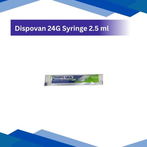 Dispovan 24G Syringe 2.5 ml