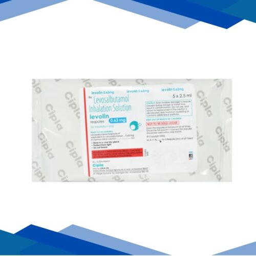 Levolin 0.63mg Respules 6X2.5 ml