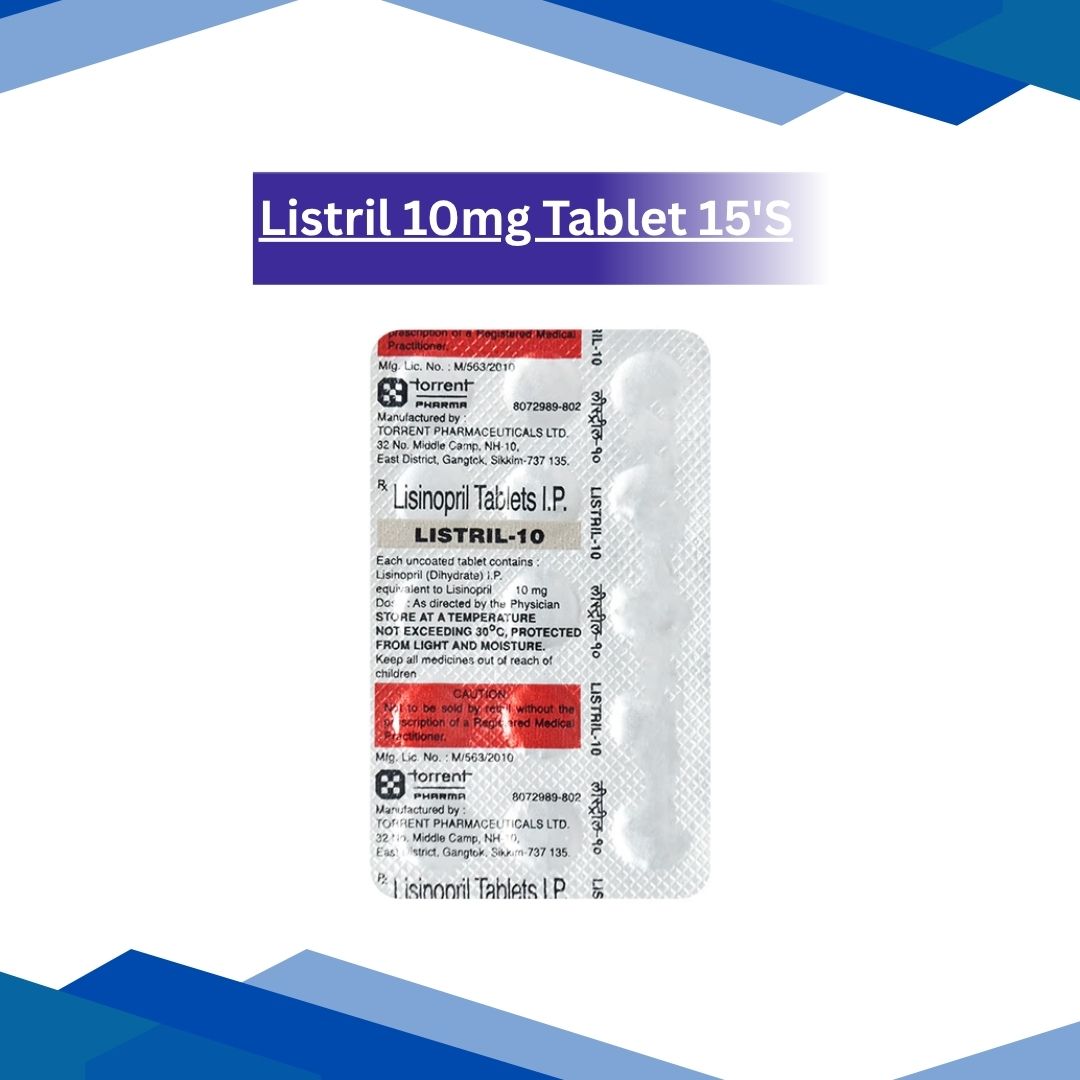 Listril 10mg Tablet 15'S