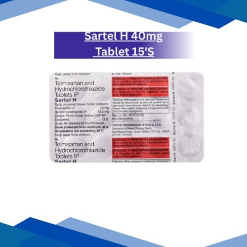 Sartel H 40mg Tablet 15'S