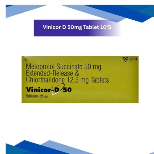 Vinicor-D 50 mg Tablets 10's