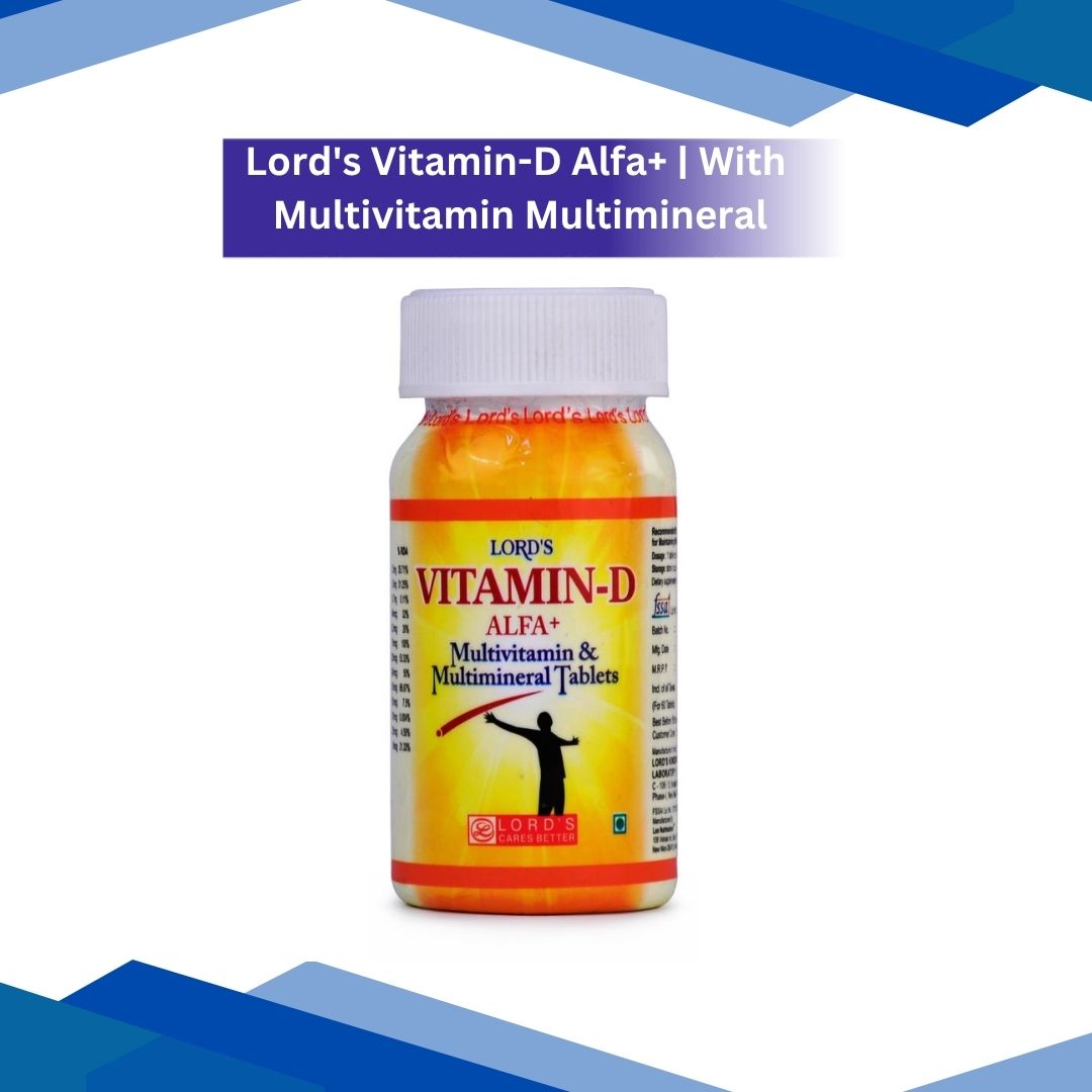 Lord's Vitamin-D Alfa+ | With Multivitamin & Multimineral | Tablet