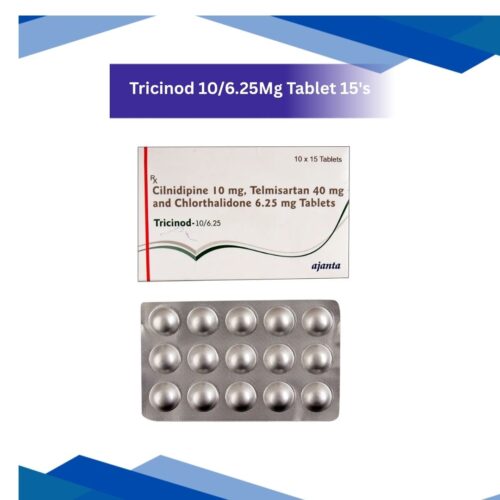 Tricinod 10/6.25 mg Tablet 15's
