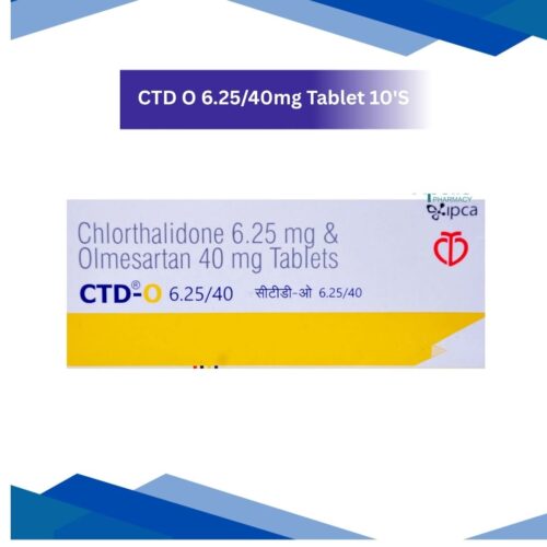 CTD O 6.25/40 mg Tablet 10's