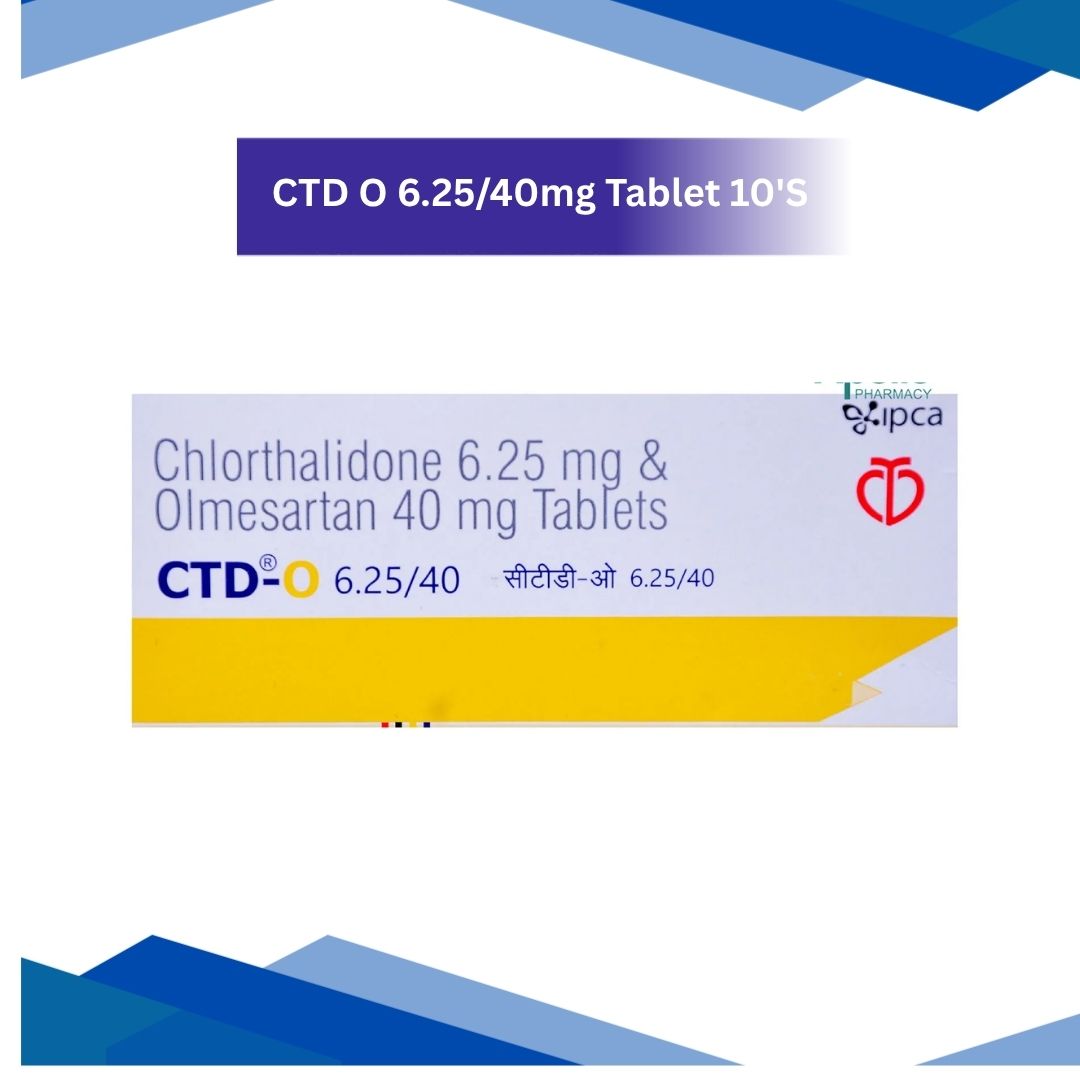 CTD O 6.25/40 mg Tablet 10's
