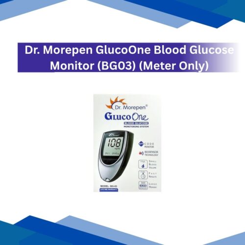 Dr. Morepen GlucoOne Blood Glucose Monitor (BG03) (Meter Only)