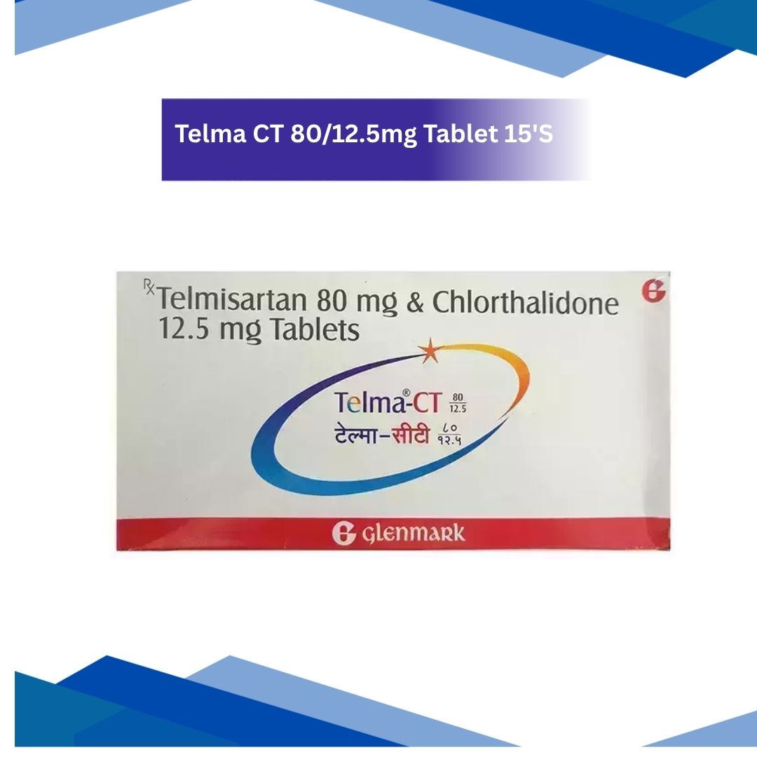 Telma CT 80/12.5 mg Tablet 15's