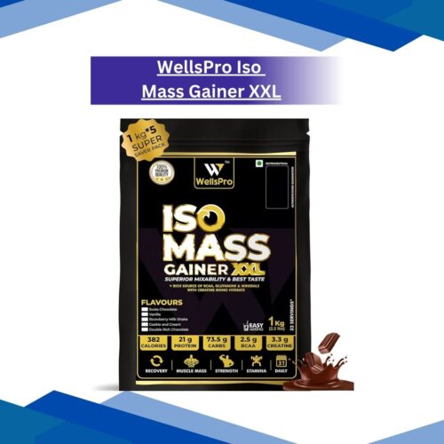 WellsPro Iso Mass Gainer XXL (1kg Each) Double Rich Chocolate