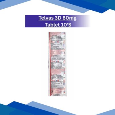 Telvas 3D 80mg Tablet 10'S
