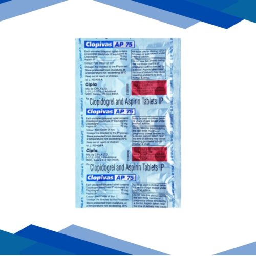 Clopivas AP 75 mg Tablet 15's