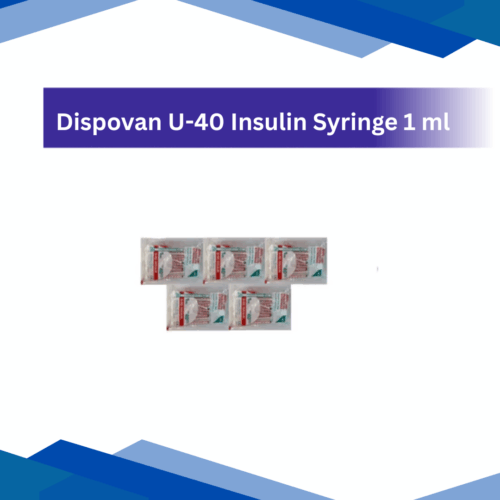 Dispovan U-40 Insulin Syringe 1ml