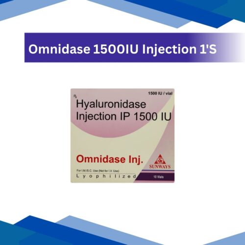 Omnidase 1500 IU Injection 1's