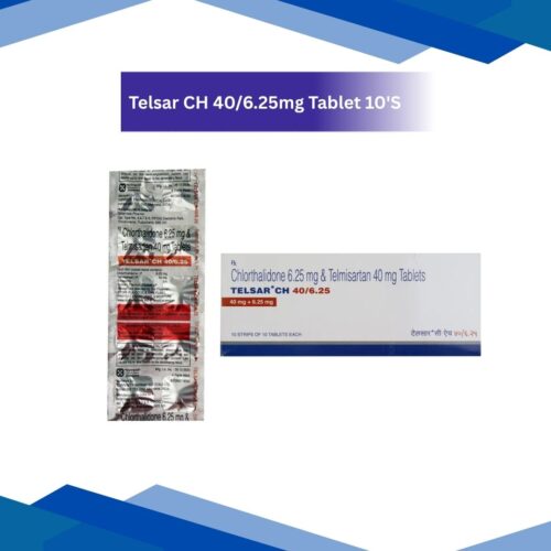 Telsar CH 40/6.25 mg Tablet 10's