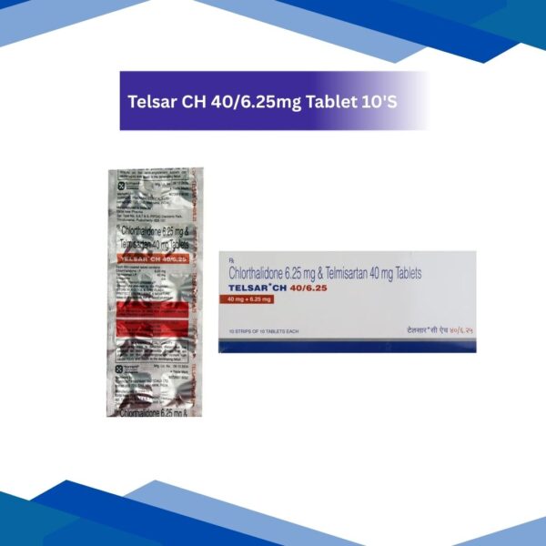 Telsar CH 40/6.25 mg Tablet 10's