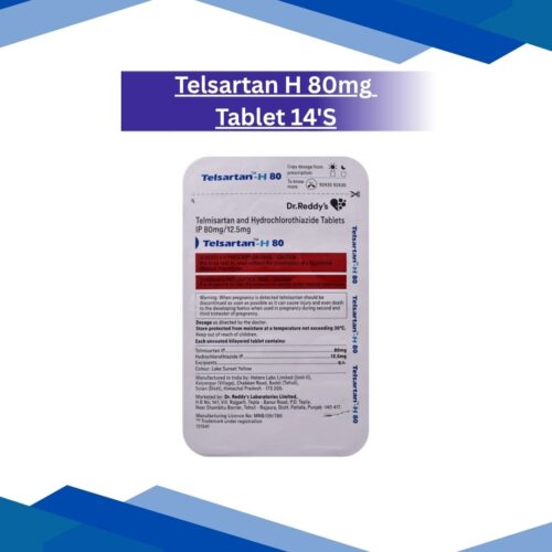 Telsartan H 40mg Tablet 14'S
