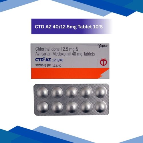 CTD AZ 40/12.5 mg Tablet 10's