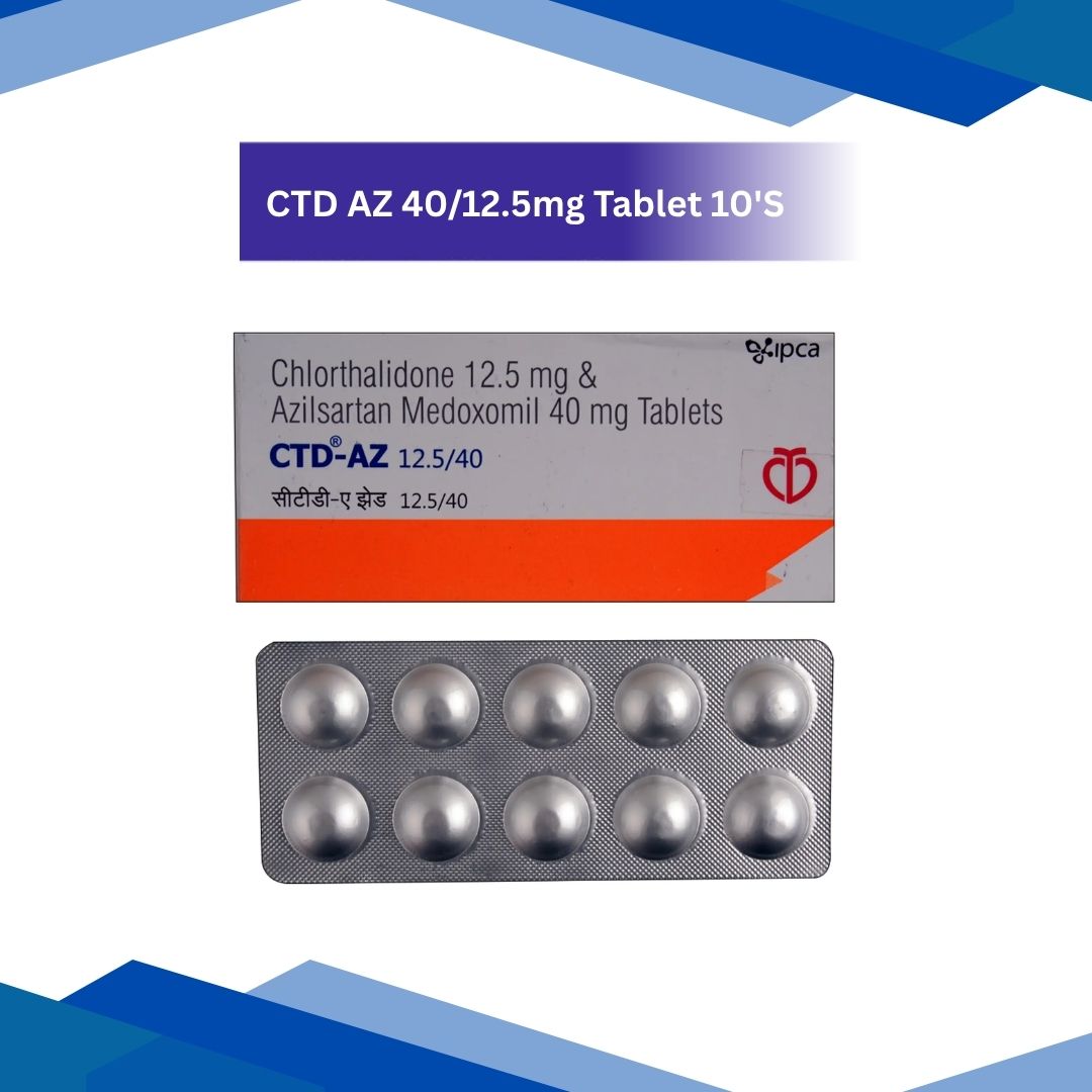 CTD AZ 40/12.5 mg Tablet 10's