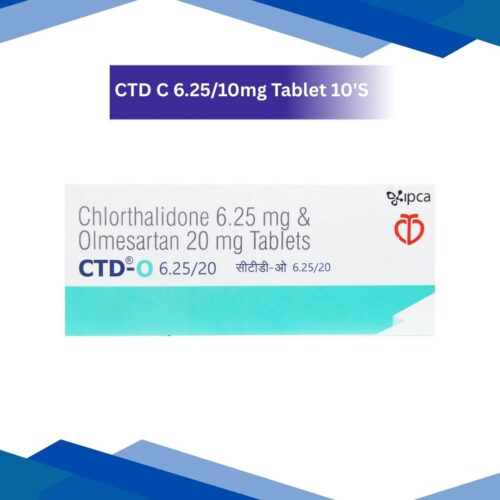 CTD C 6.25/10 mg Tablet 10's