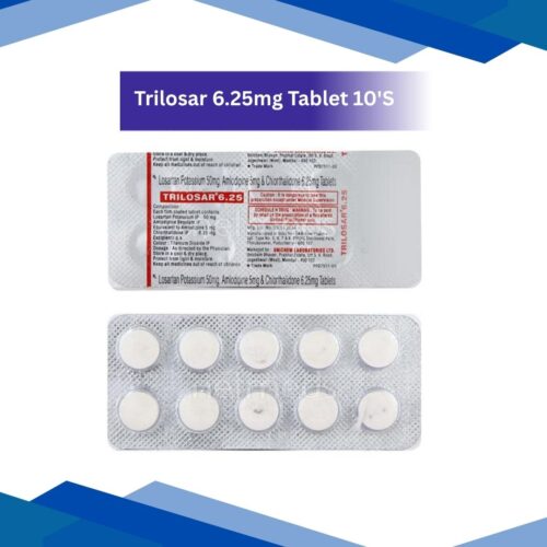 Trilosar 6.25 mg Tablet 10's
