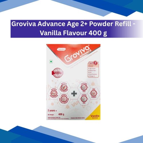 Groviva Advance Age 2+ Powder Refill - Vanilla Flavour 400 g
