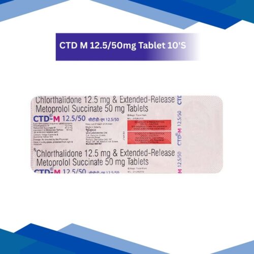 CTD M 12.5/50 mg Tablet 10's
