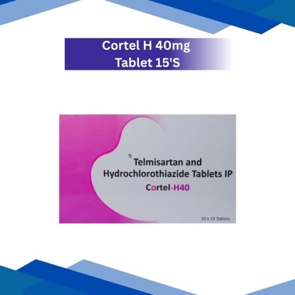 Cortel H 40mg Tablet 15'S