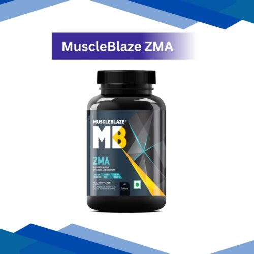 MuscleBlaze ZMA | With Magnesium, Zinc & Vitamin B6 | For Muscle Recovery | Tablet