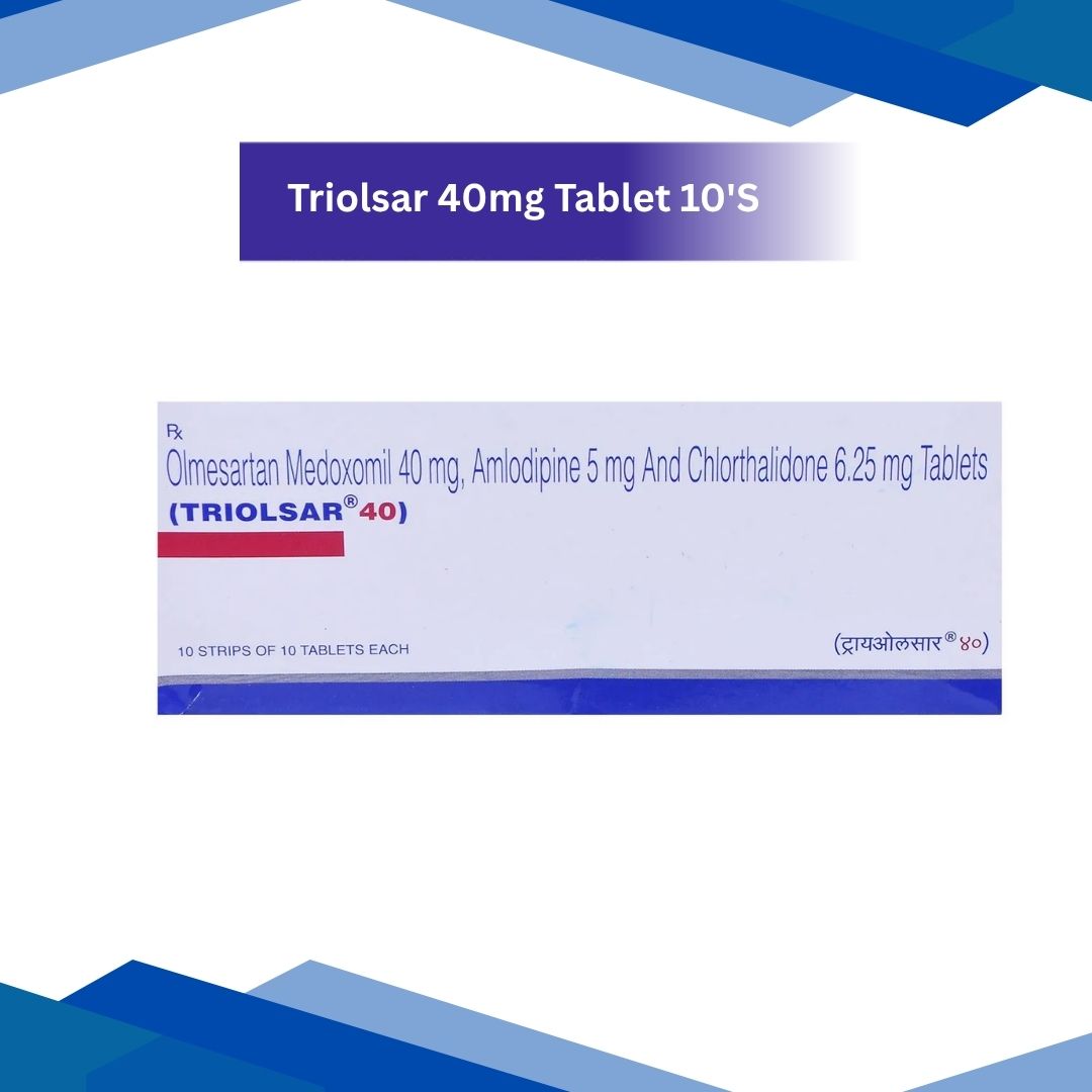 Triolsar 40 mg Tablet 10's