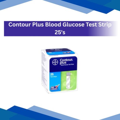 Contour Plus Blood Glucose Test Strip 25's