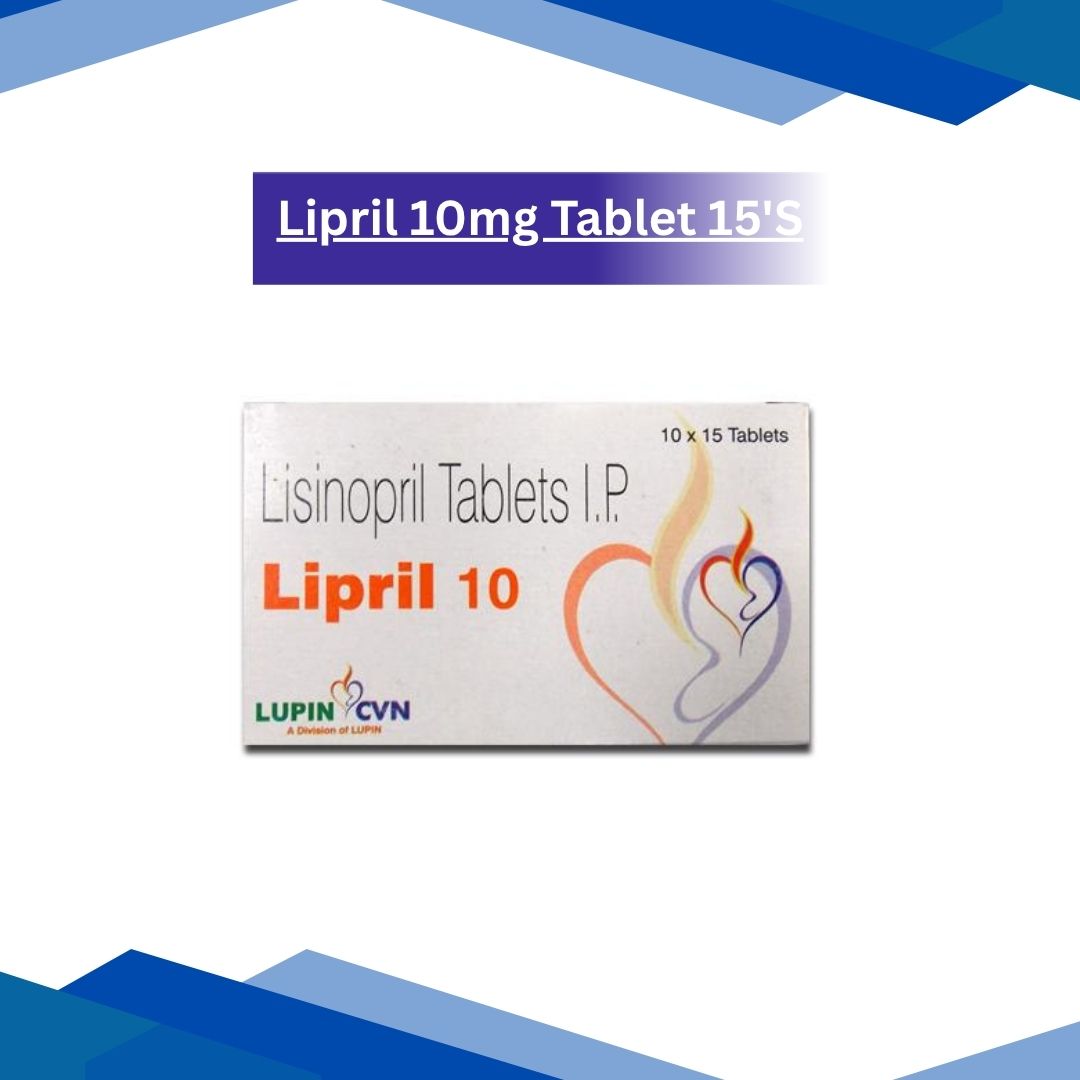 Lipril 10mg Tablet 15'S