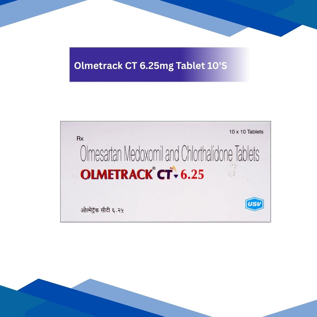 Olmetrack CT 6.25 mg Tablet 10's