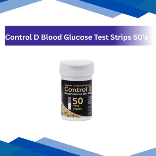 Control D Blood Glucose Test Strips 50's