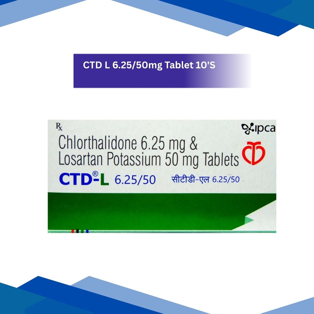CTD-L 6.25/50 mg Tablet 10's