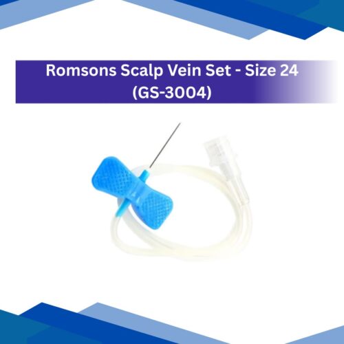 Romsons Scalp Vein Set - Size 24 (GS-3004)