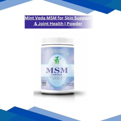 Mint Veda MSM for Skin Support & Joint Health | Powder