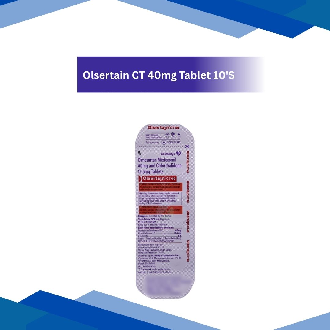 Olsertain CT 40 mg Tablet 10's