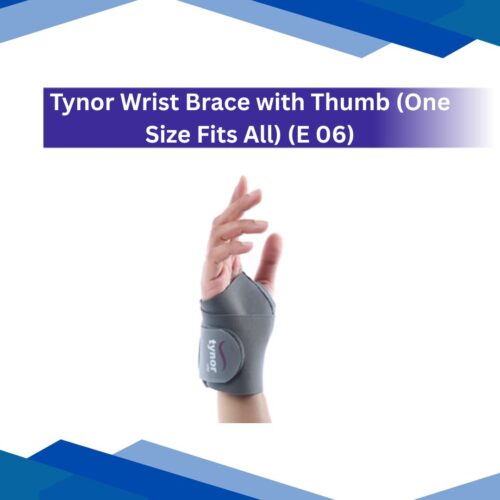 Tynor Wrist Brace with Thumb (One Size Fits All) (E 06)