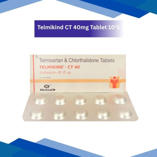 Telmikind CT 40 mg Tablet 10's