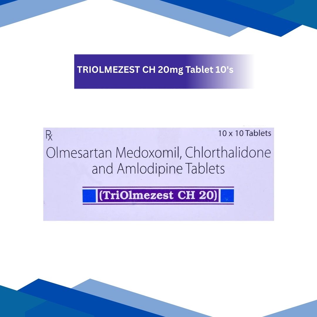 TriOlmezest CH 20 mg Tablet 10's