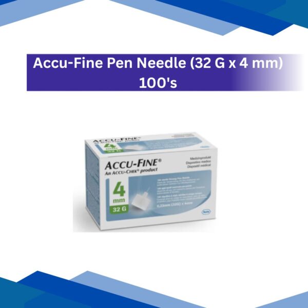 Accu-Fine Pen Needle (32G x 4 mm) 100's