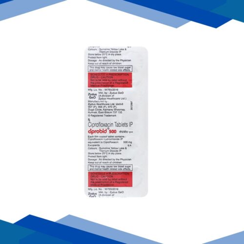 Ciprobid 500mg Tablet 10'S