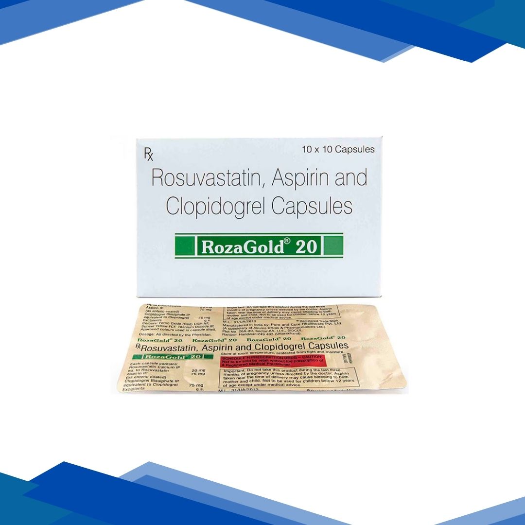 Rozagold 20mg Capsule 10'S