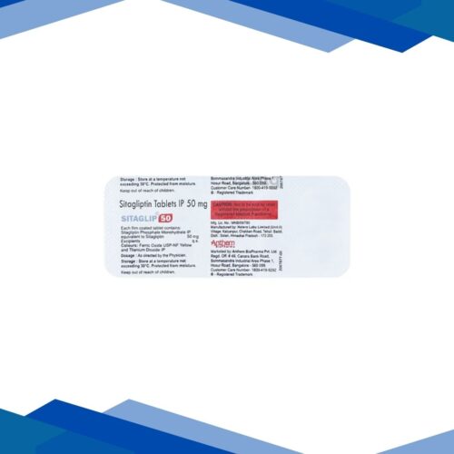 SITAGLIP 50 Tablet 10's