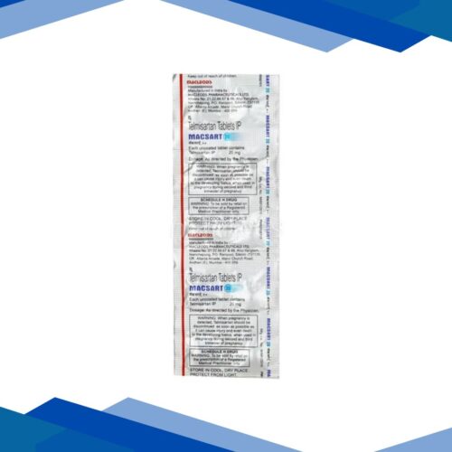 Macsart 20mg Tablet 10'S
