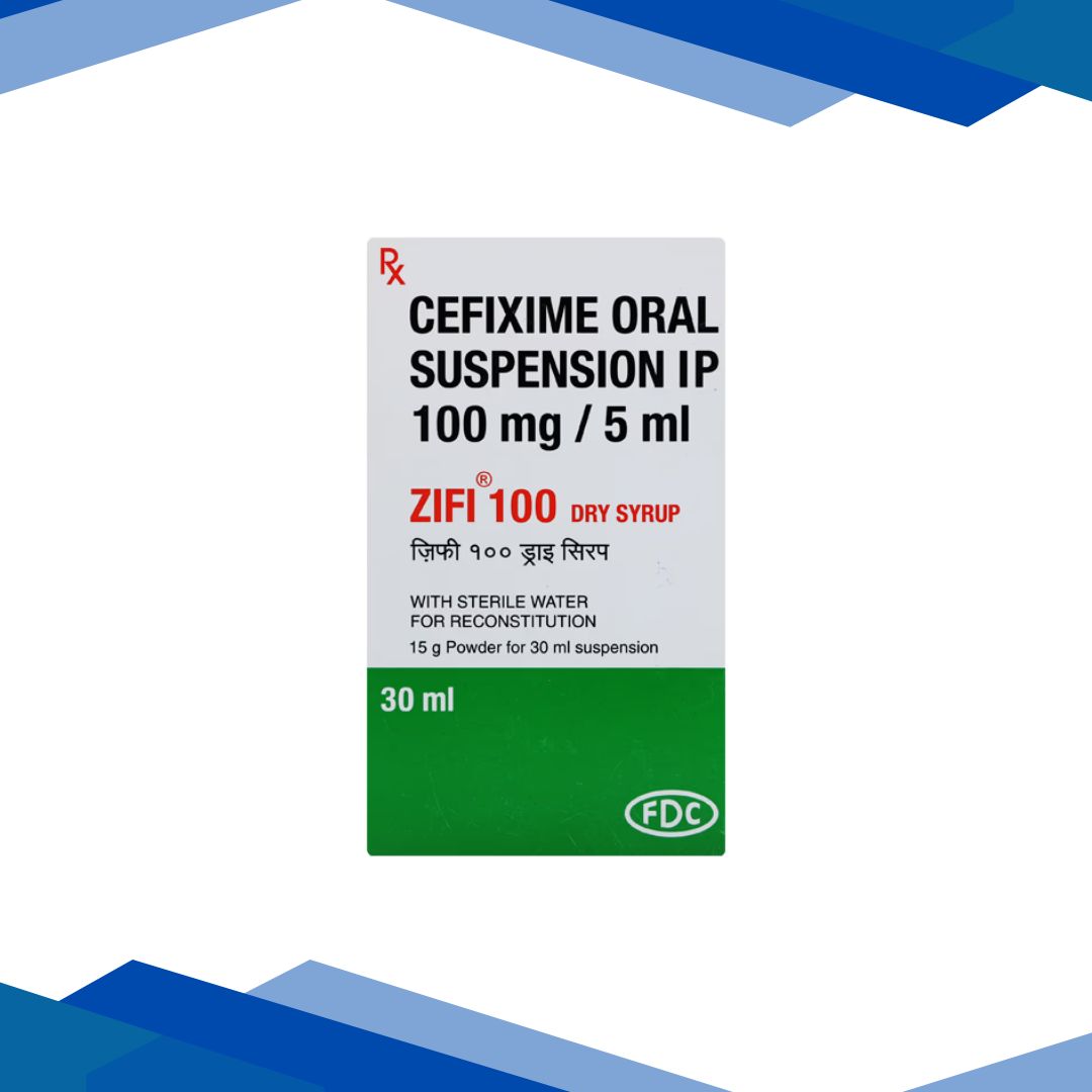 ZIFI 100mg DRY Syrup 30ml