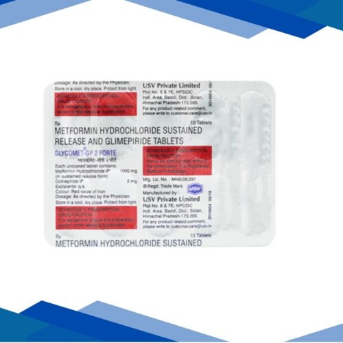 Glycomet Gp2 Forte Tablet 10'S